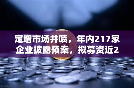 定增市场井喷，年内217家企业披露预案，拟募资近2600亿，市场流动性承压
