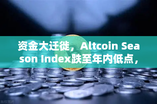 资金大迁徙，Altcoin Season Index跌至年内低点，比特币独舞背后的市场逻辑
