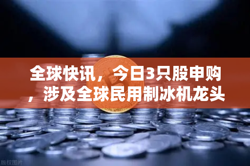 全球快讯，今日3只股申购，涉及全球民用制冰机龙头，资本市场迎冷机遇