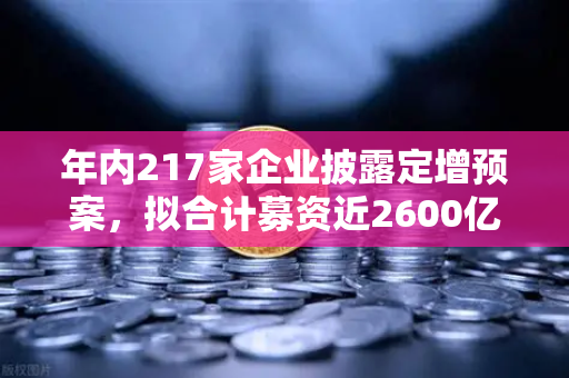 年内217家企业披露定增预案，拟合计募资近2600亿，市场流动性压力测试