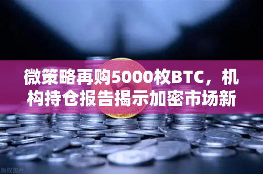 微策略再购5000枚BTC，机构持仓报告揭示加密市场新动向与成本上移趋势