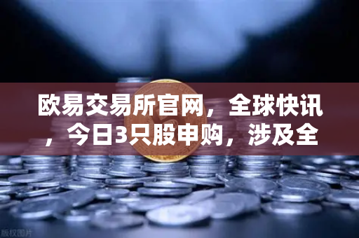 欧易交易所官网，全球快讯，今日3只股申购，涉及全球民用制冰机龙头