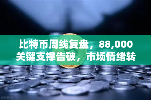 比特币周线复盘，88,000关键支撑告破，市场情绪转向悲观