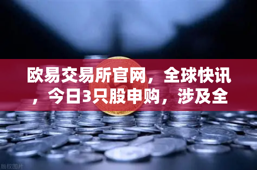 欧易交易所官网，全球快讯，今日3只股申购，涉及全球民用制冰机龙头