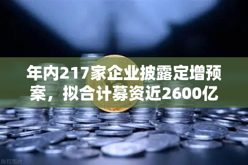 年内217家企业披露定增预案，拟合计募资近2600亿，市场流动性压力测试