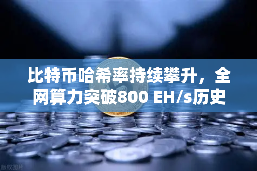 比特币哈希率持续攀升，全网算力突破800 EH/s历史新高，矿工信心与市场趋势深度解析