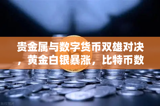 贵金属与数字货币双雄对决，黄金白银暴涨，比特币数字黄金叙事面临挑战