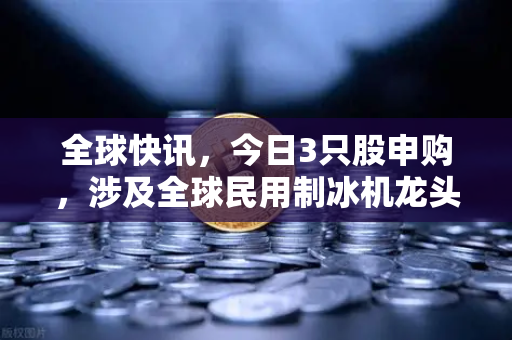 全球快讯，今日3只股申购，涉及全球民用制冰机龙头—投资风向标与市场深度解析