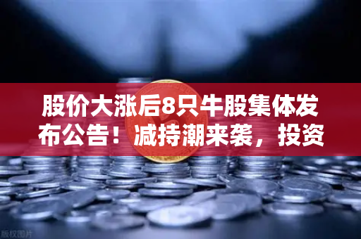 股价大涨后8只牛股集体发布公告！减持潮来袭，投资者如何应对？-第1张图片-欧易交易所